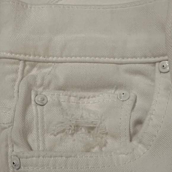 MOTHER Men's Off-White Skinny Jeans - Picture 4 of 7